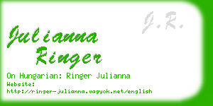 julianna ringer business card